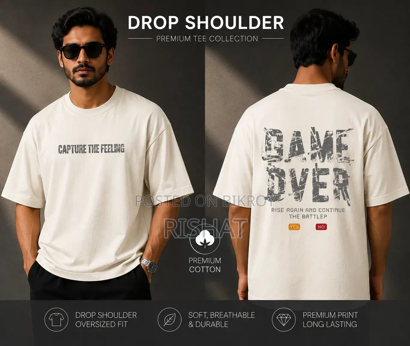 Premium Drop Shoulder