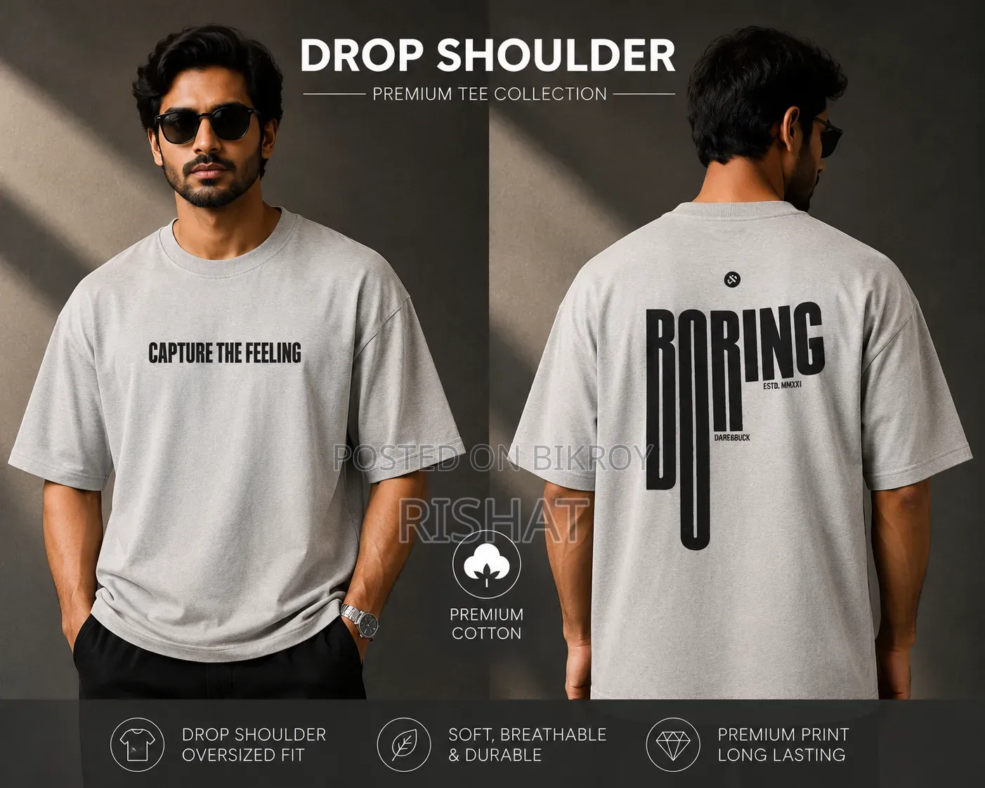 Premium Drop Shoulder