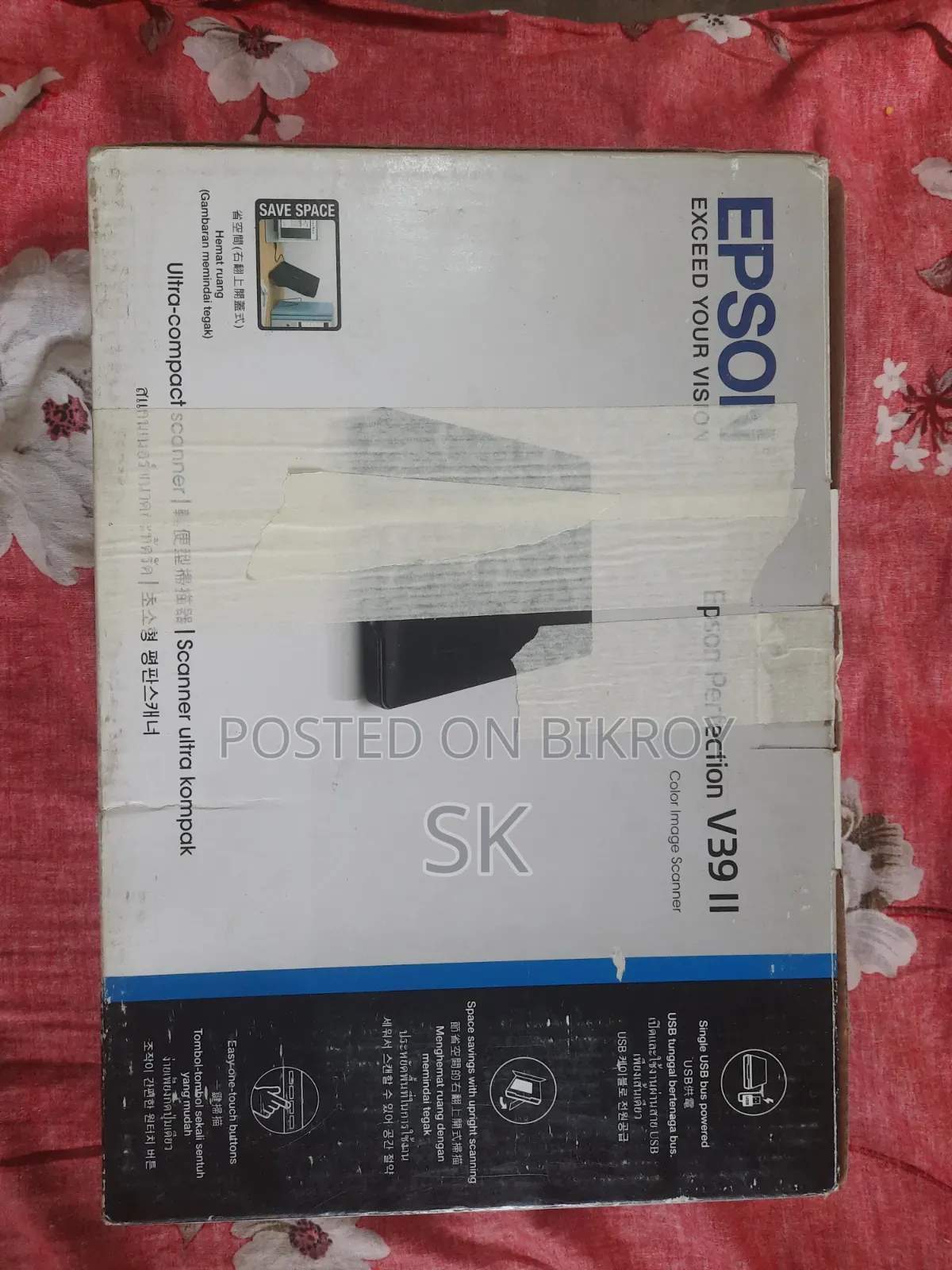 Epson Perfection V39 Ii Photo and Document Flatbed Scanner