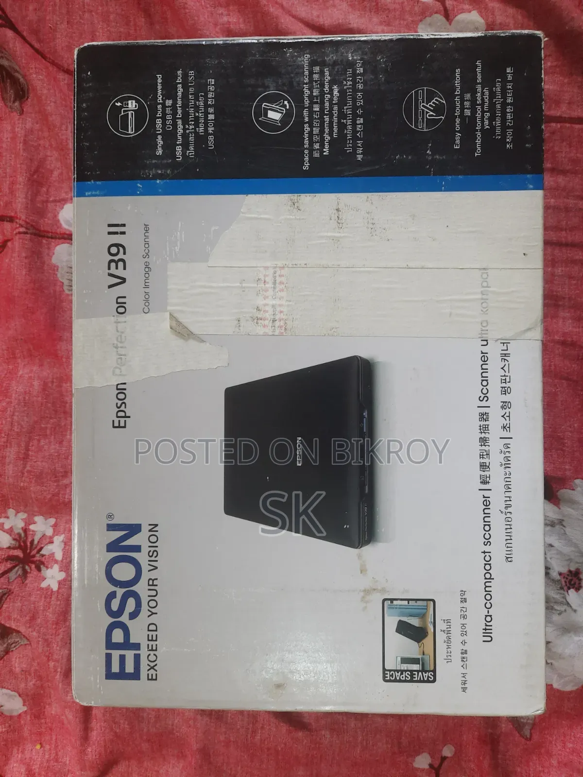 Epson Perfection V39 Ii Photo and Document Flatbed Scanner