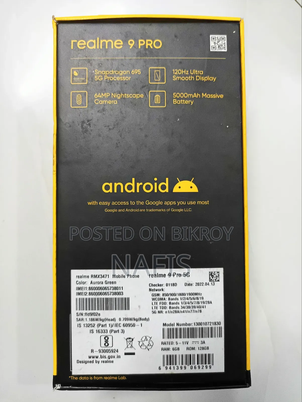Realme 9 Pro 128 GB Green