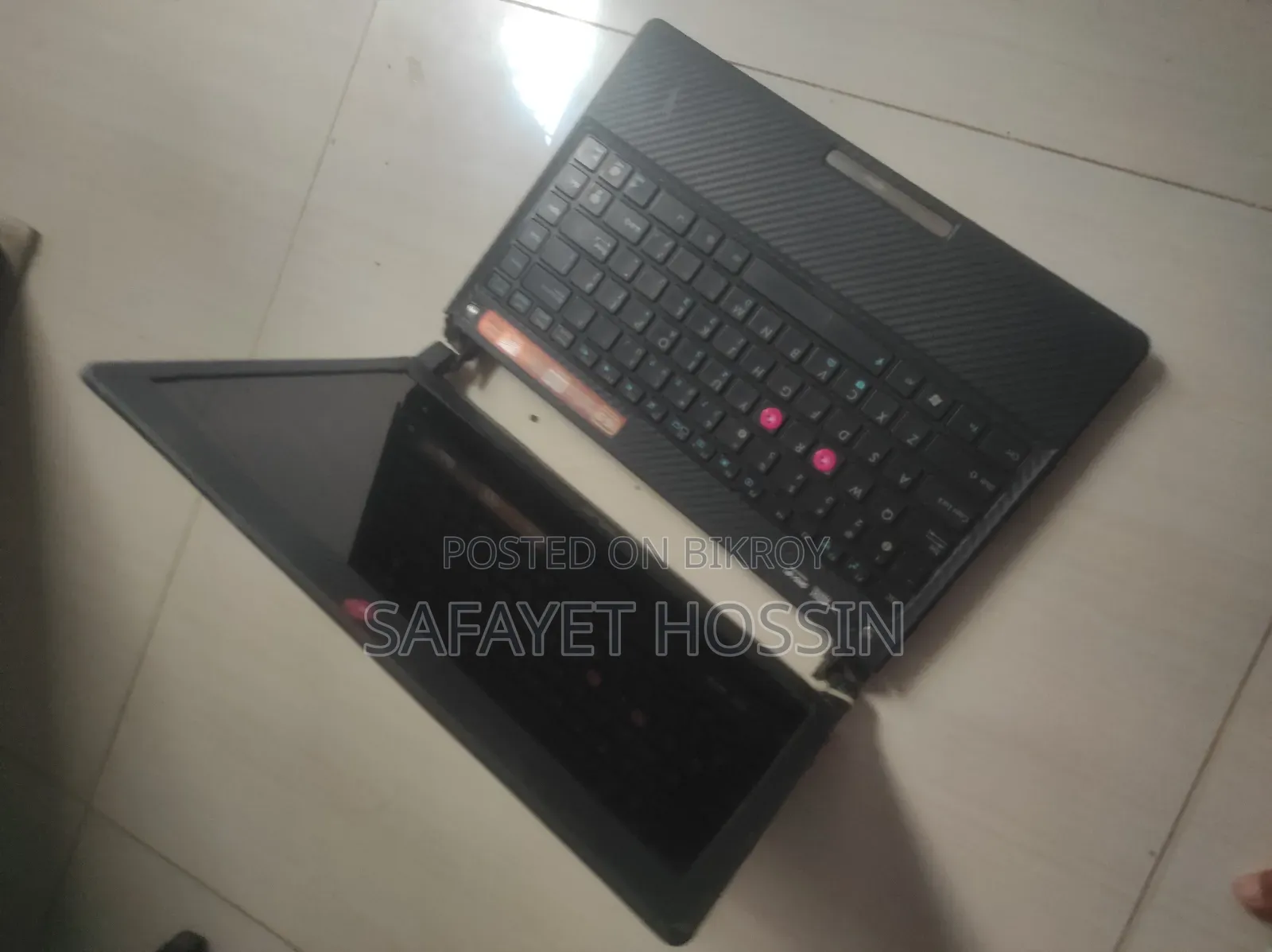 Laptop Asus 4GB Intel Core 2 Duo HDD 500GB