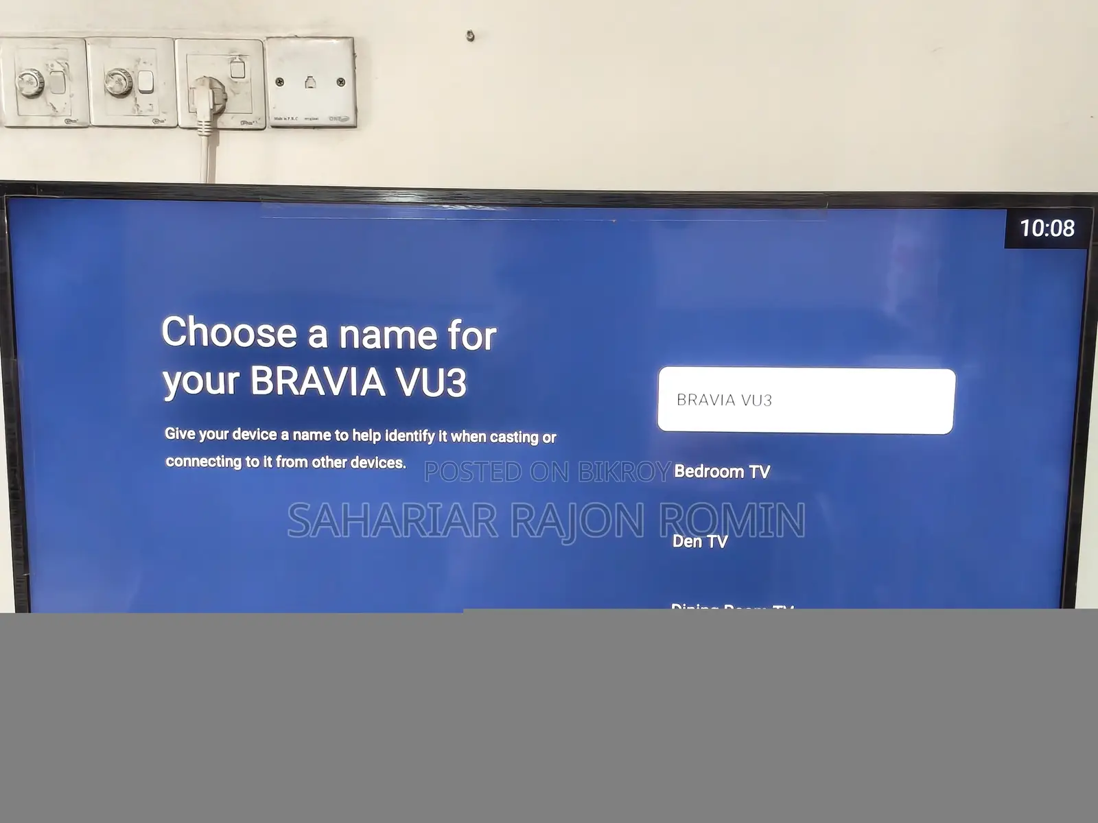 Sony Bravia Vu3