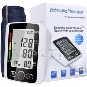 Electronic Digital Blood Pressure Monitor With Voice Function