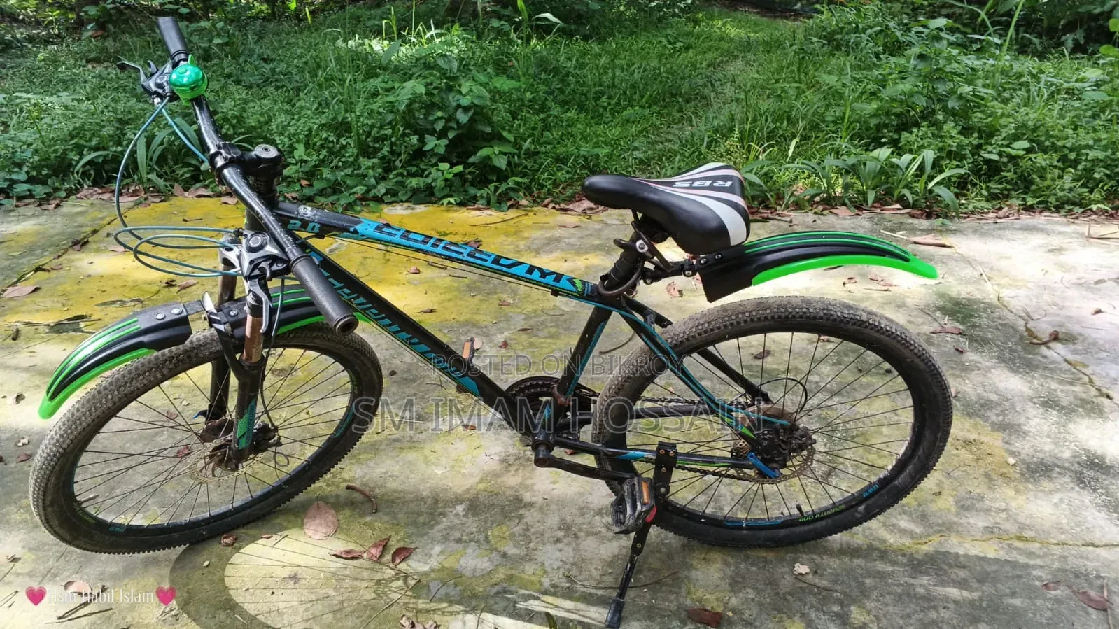 This bicycle is for sale.