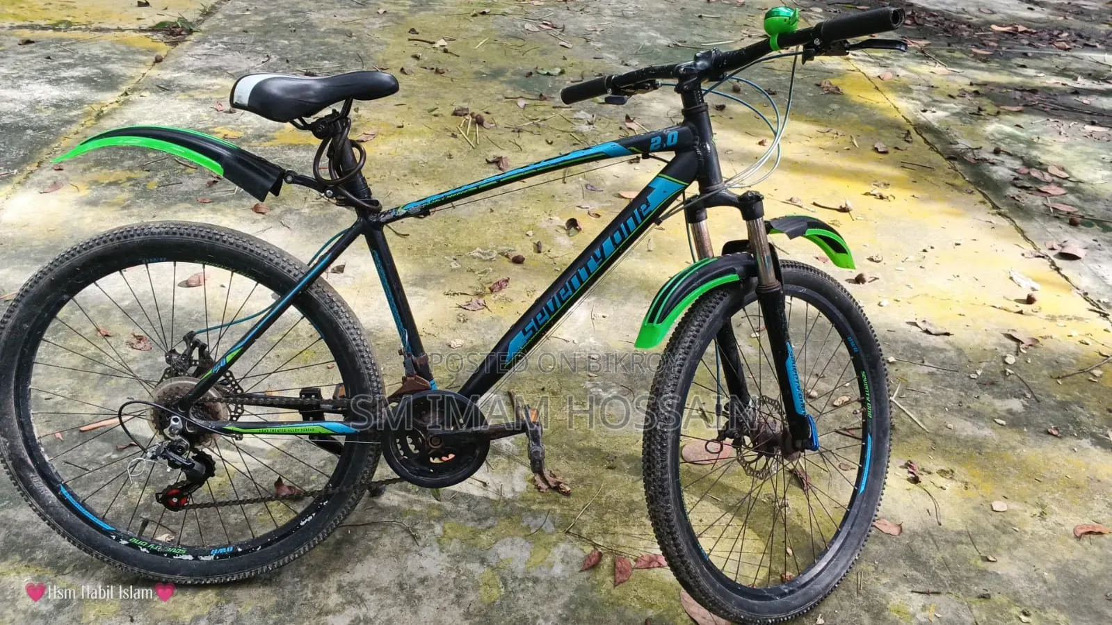 This bicycle is for sale.