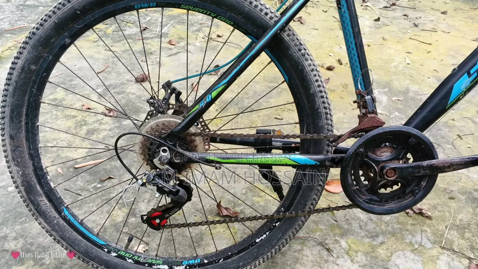 This bicycle is for sale.