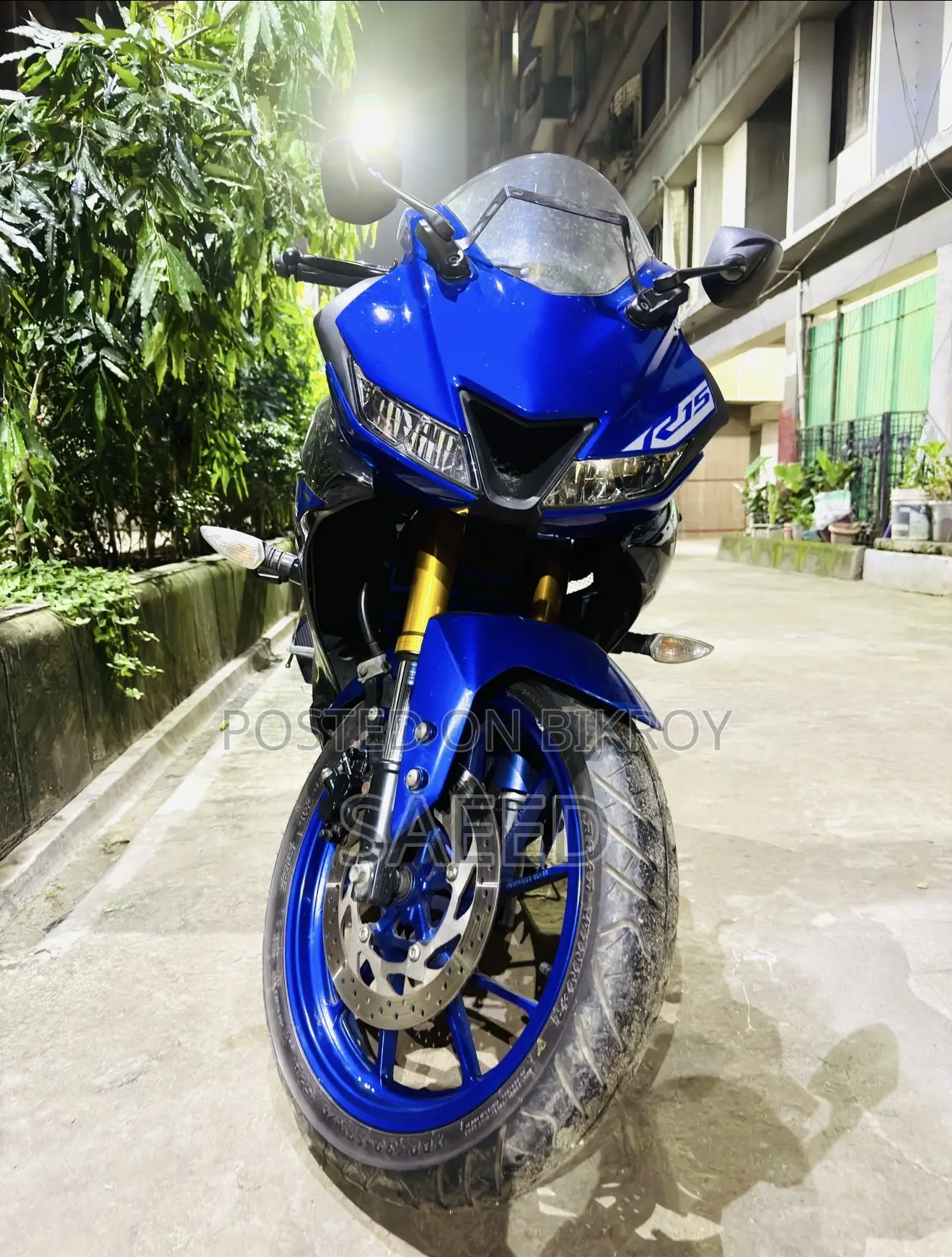Yamaha R15 V3 2021 Blue