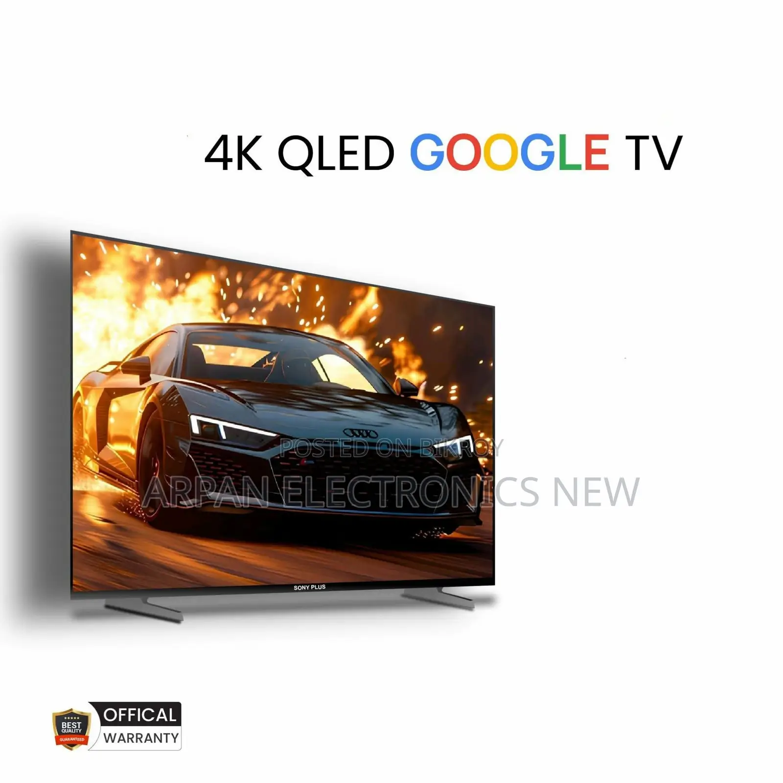 5 Years Guaranty With Voice Control 32" Sony Plus Smart Android LED TV