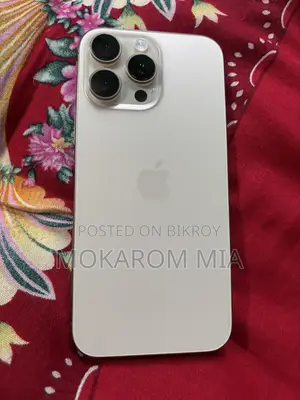 অ্যাপল আইফোন ১৬ প্রো ম্যাক্স ২৫৬ জিবি গোল্ড