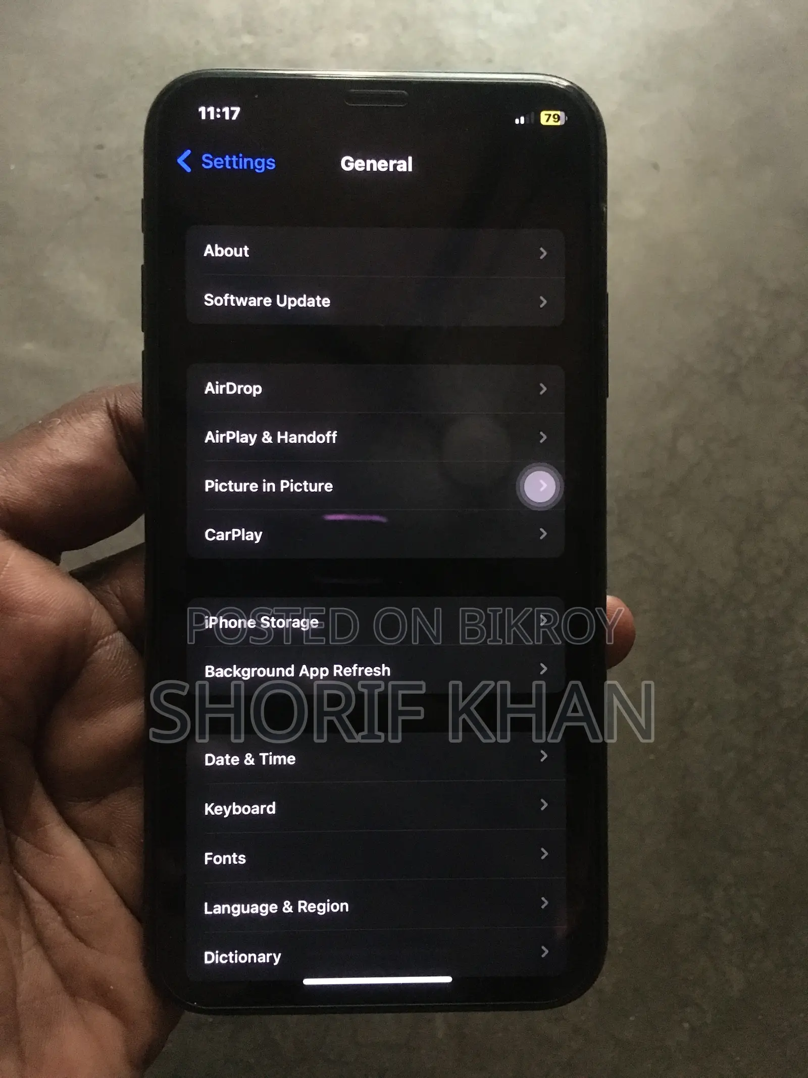 Apple iPhone X 64 GB Black