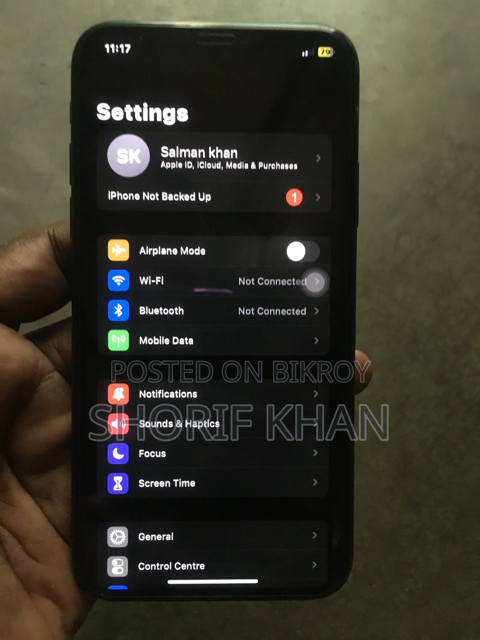 Apple iPhone X 64 GB Black