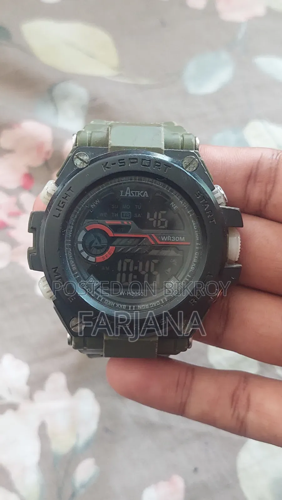 Lastka K-Sport Digital Watch | Water Resistant 30 Meters