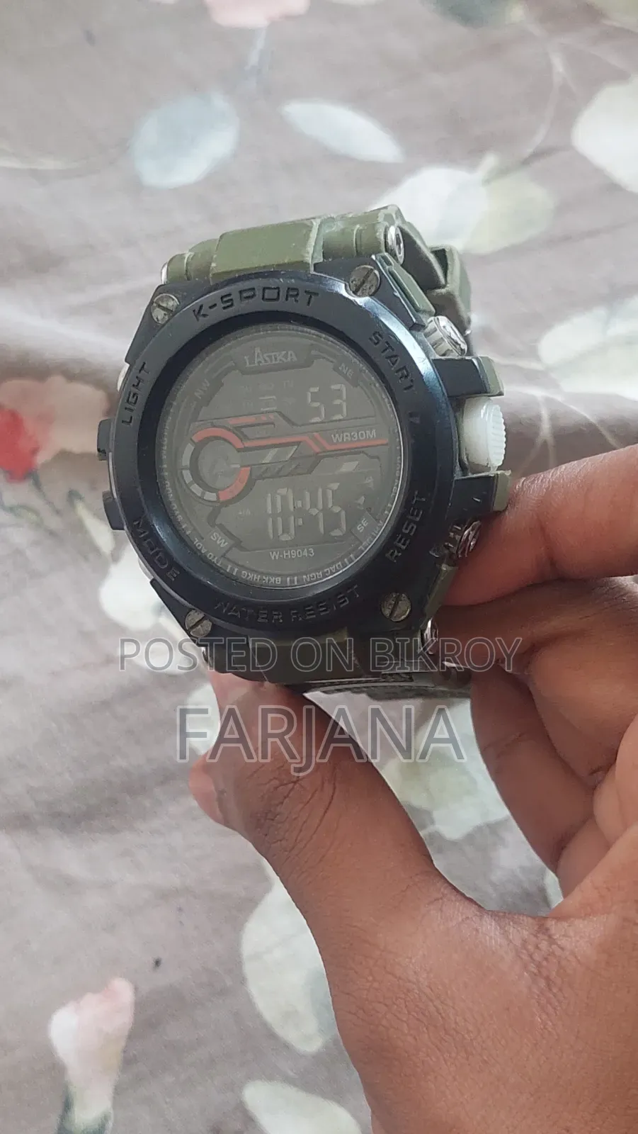 Lastka K-Sport Digital Watch | Water Resistant 30 Meters