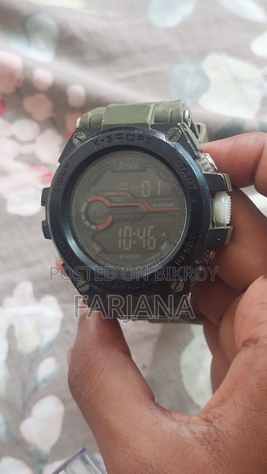 Lastka K-Sport Digital Watch | Water Resistant 30 Meters
