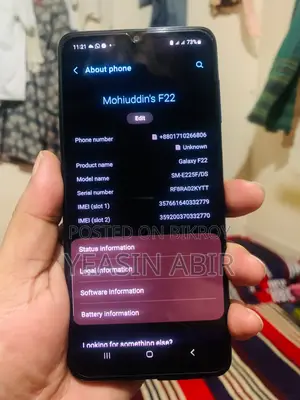 Samsung Galaxy F22 128 GB Black