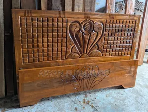 New Wooden Bed at Wholesale Price with Free Delivery, Fixed Price, No Advance