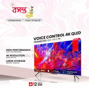 Voice Control 50" Sony Plus Smart Android LED TV (5 Years Guaranty)