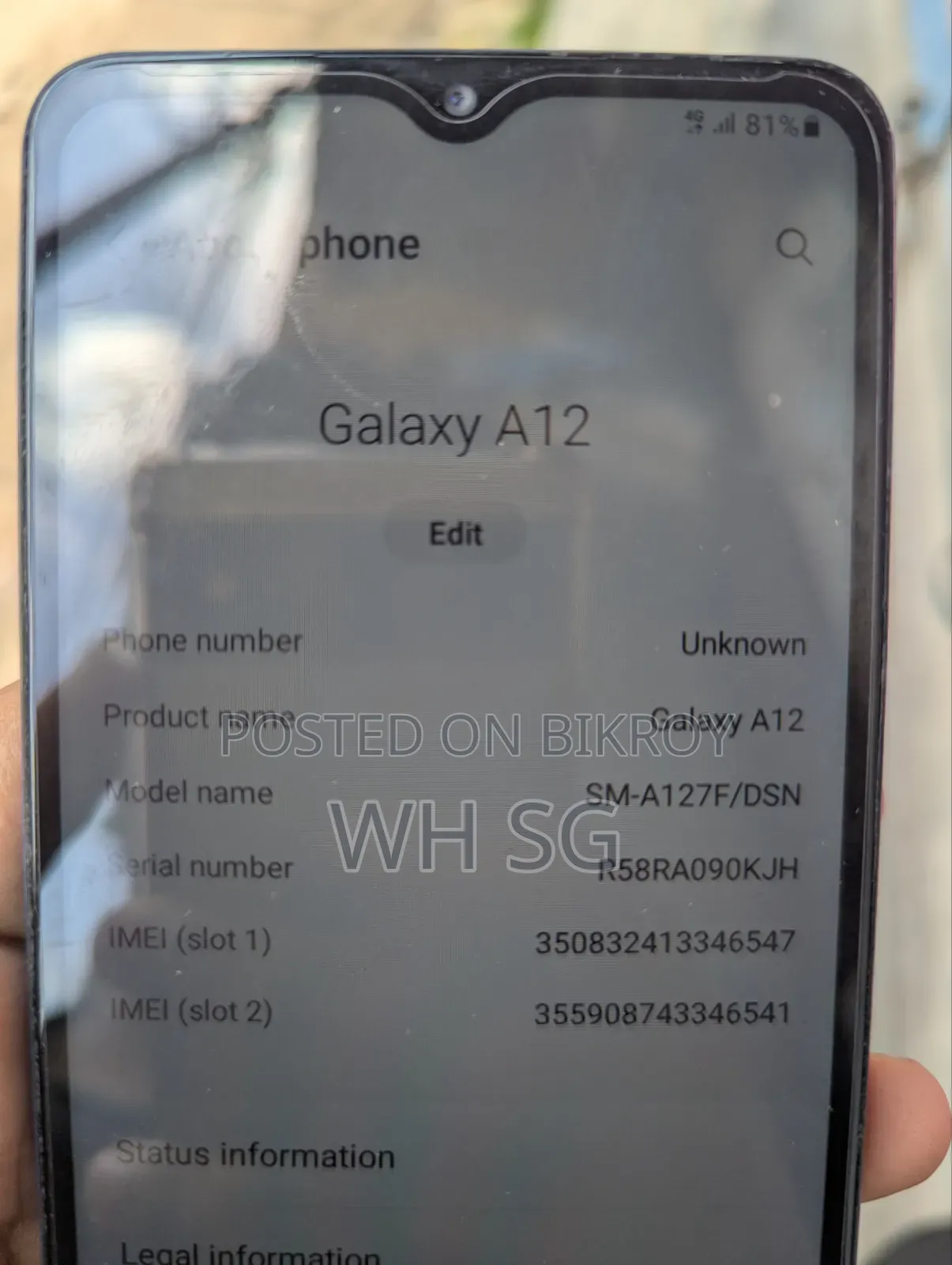 Samsung Galaxy A12 64 GB Blue