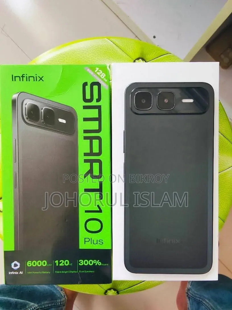 Infinix Smart 10 Plus 128 GB Black