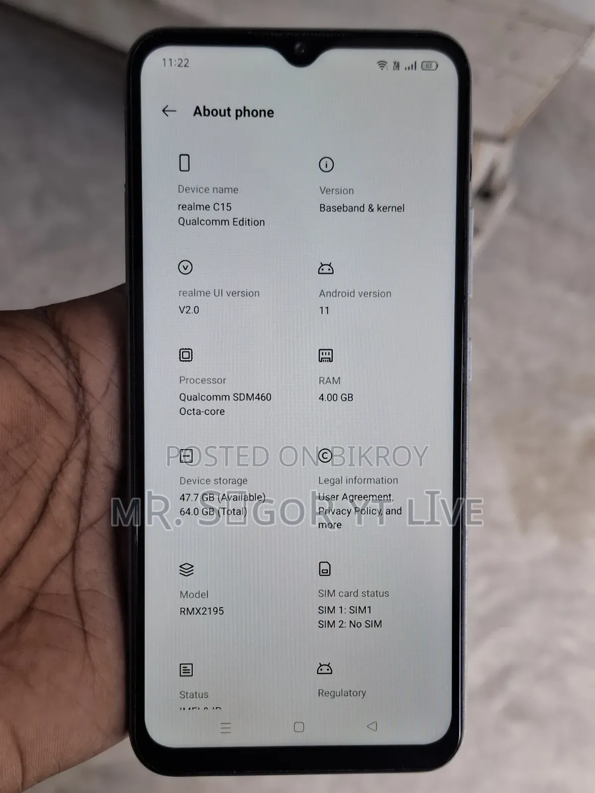 Realme C15 Qualcomm Edition 64 GB
