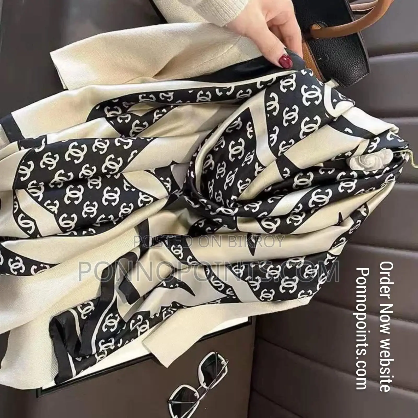 Premium Luxury Satin Silk Scarf
