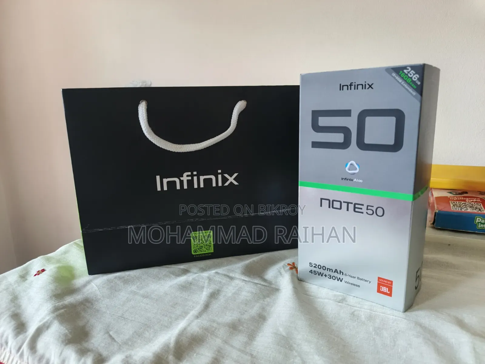 Infinix Note 50 4G 256 GB Gray