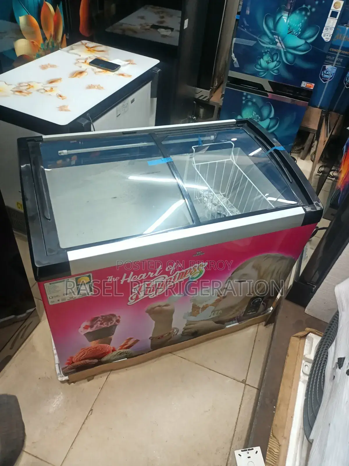 270 Litre Ice Cream Deep Freezer Model WCG-2go Walton Fridge at 35% Discount.