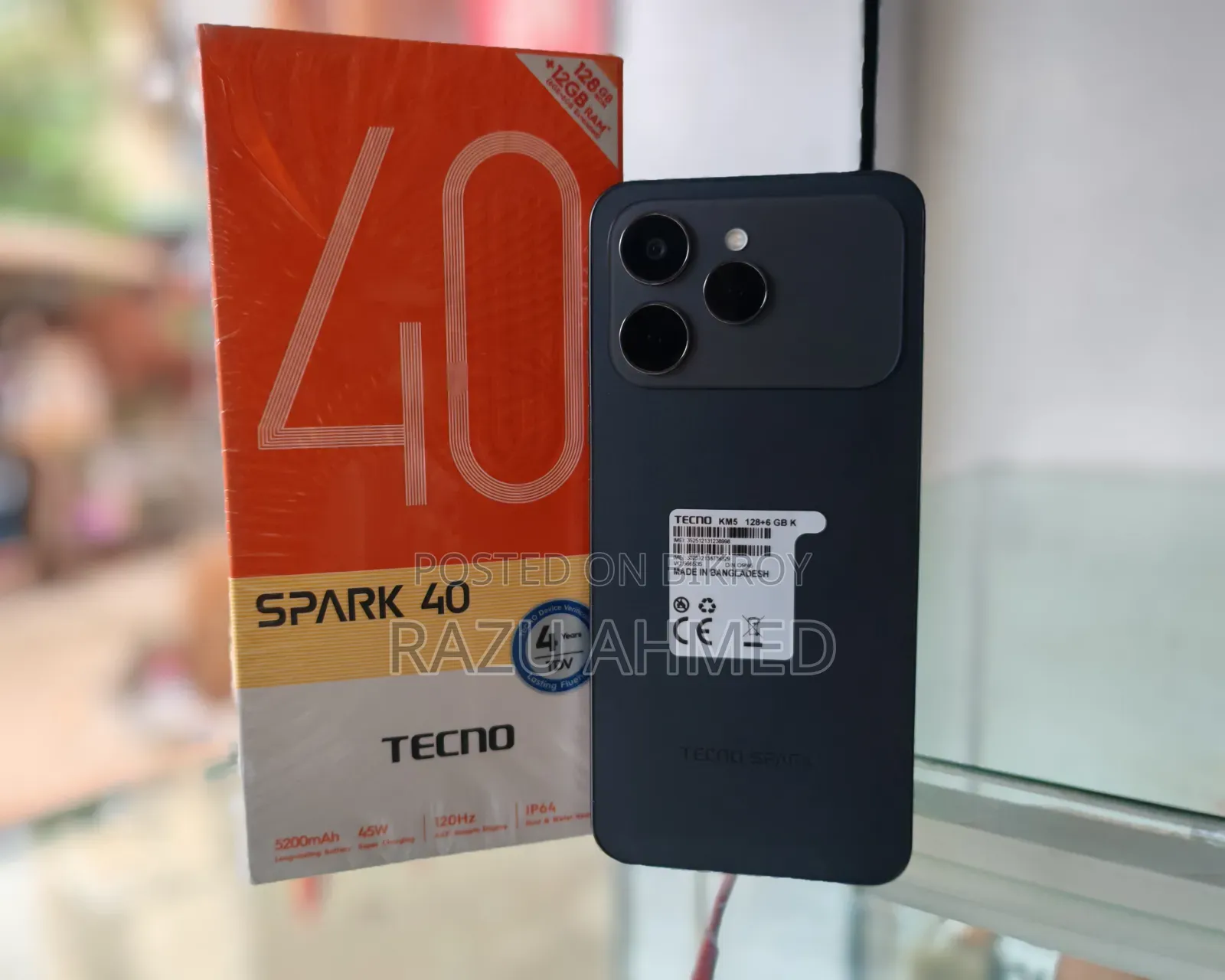 Tecno Spark 40 128 GB Black