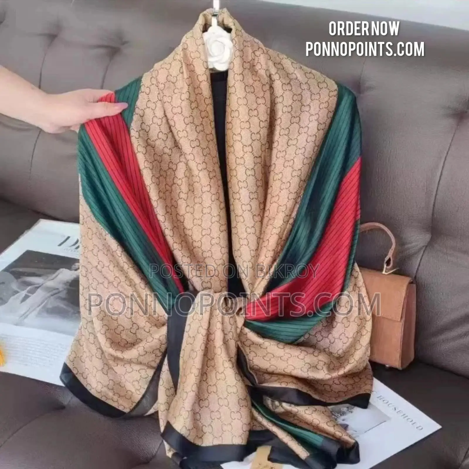 Premium Luxury Satin Silk Scarf
