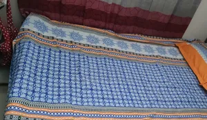 An iron bed will be sold with a mosquito net stand.
