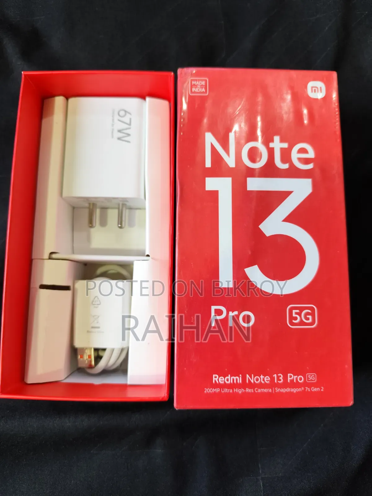 New Xiaomi Redmi Note 13 Pro 5G 128 GB Red