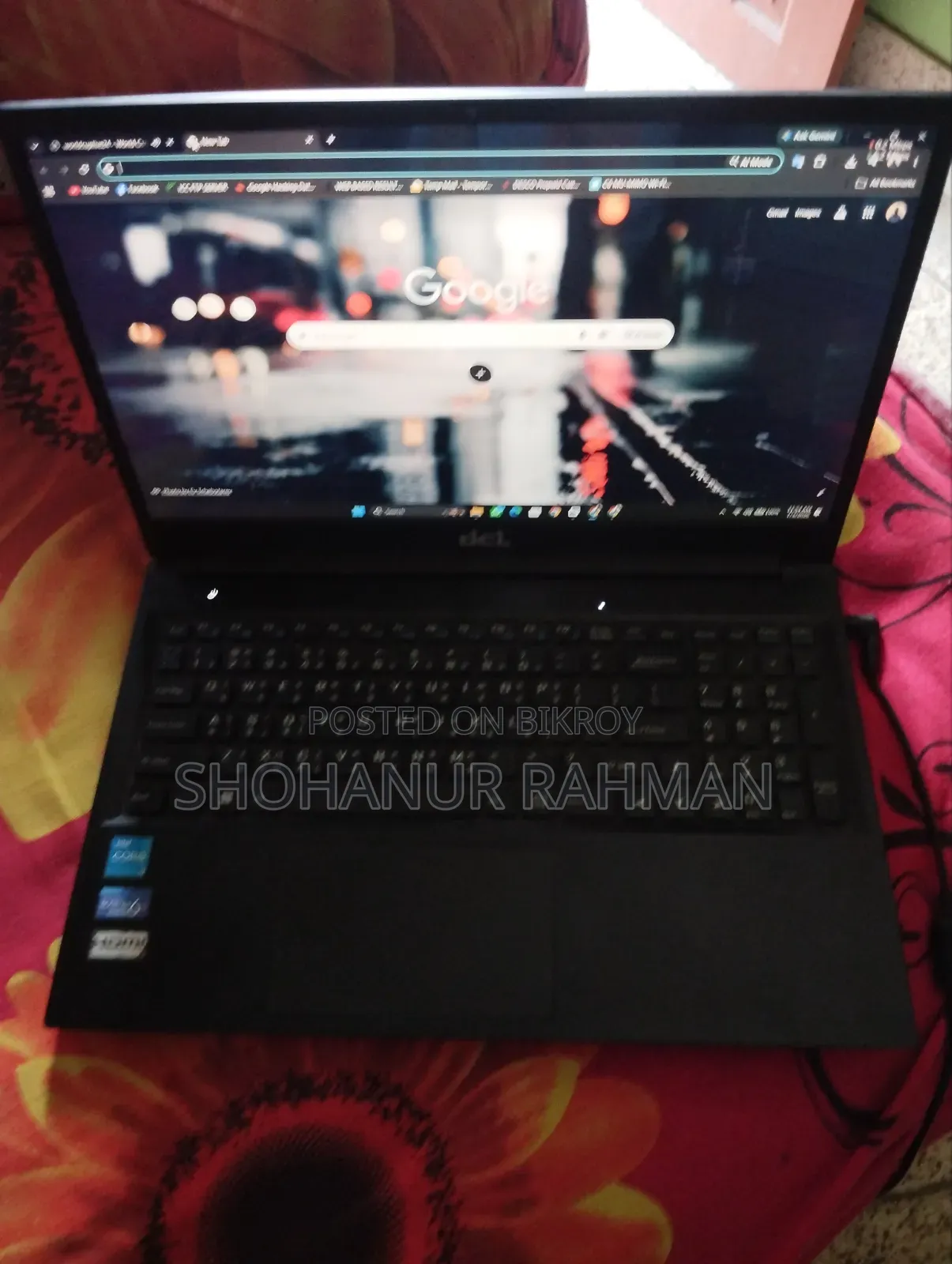 ল্যাপটপ ৮জিবি ইন্টেল কোর আই৩ এসএসডি ৫১২জিবি