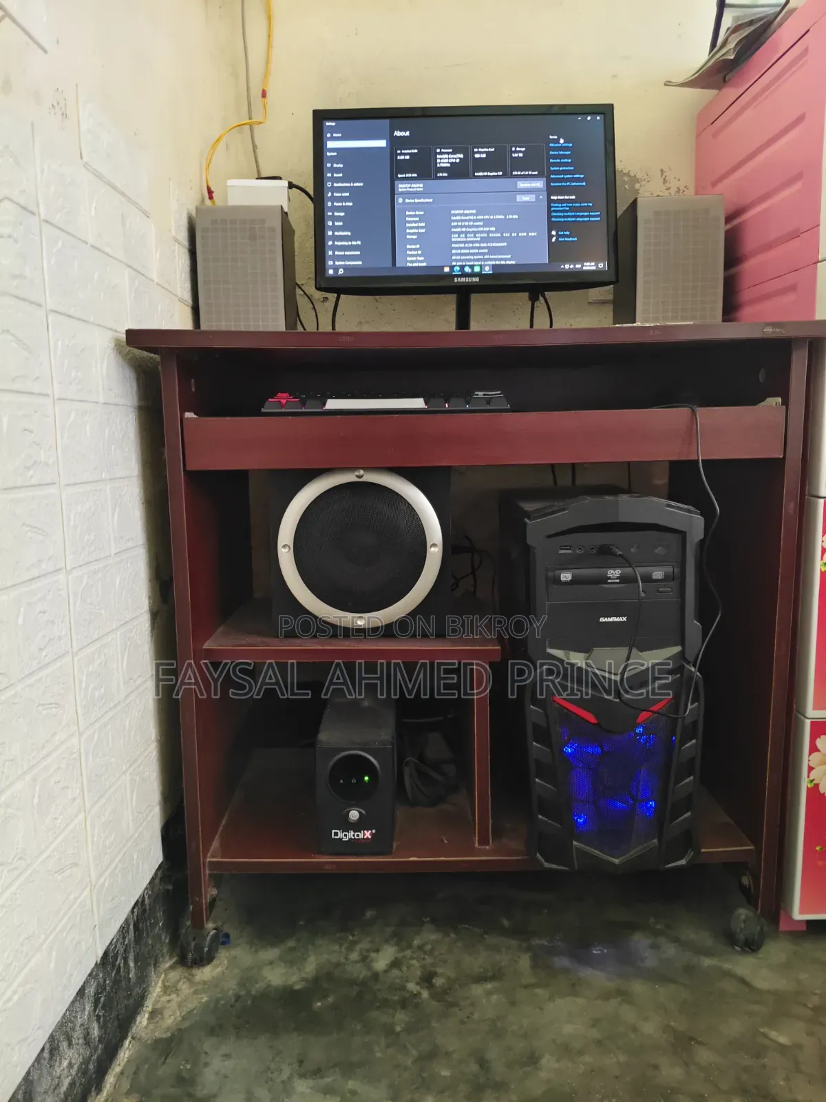 Desktop Computer 8GB Intel Core i3 HDD+SSD 1T