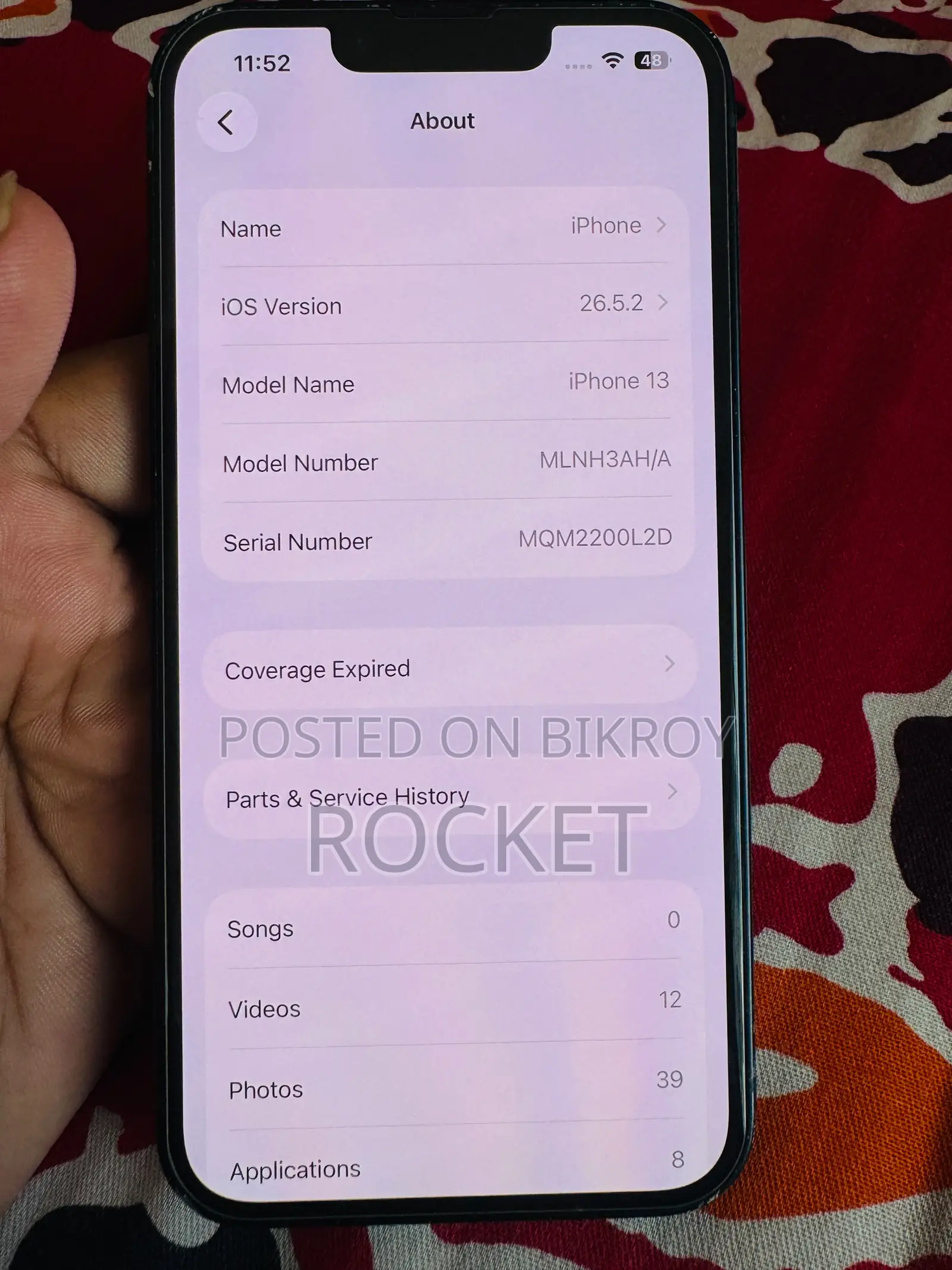 Apple iPhone 13 256 GB Black