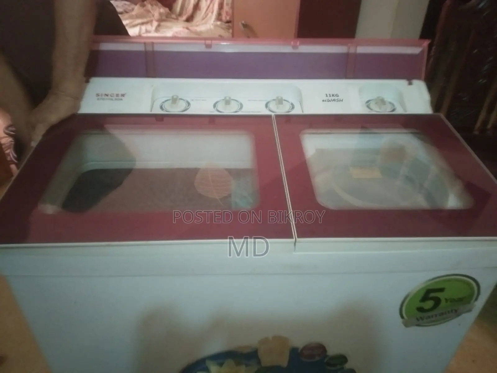 Singer 11kg Semi-Automatic Washing Machine