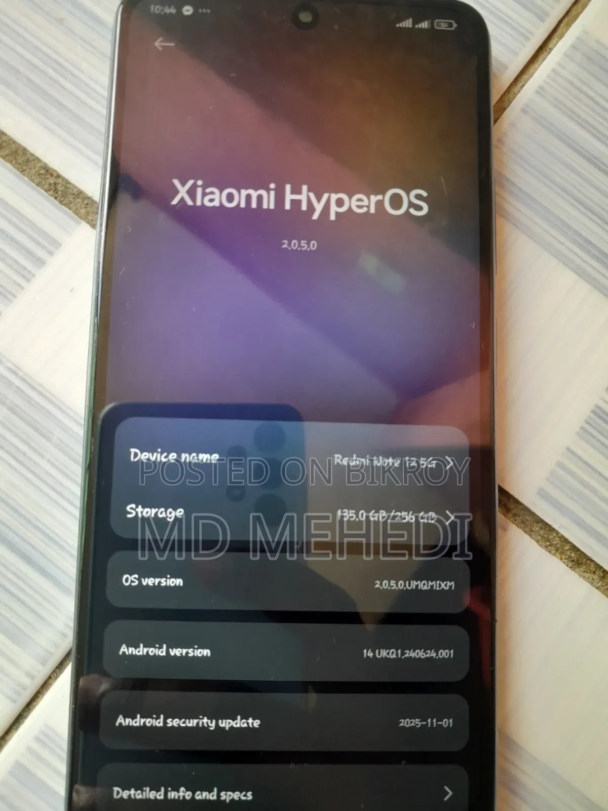 Xiaomi Redmi Note 12 256 GB Yellow