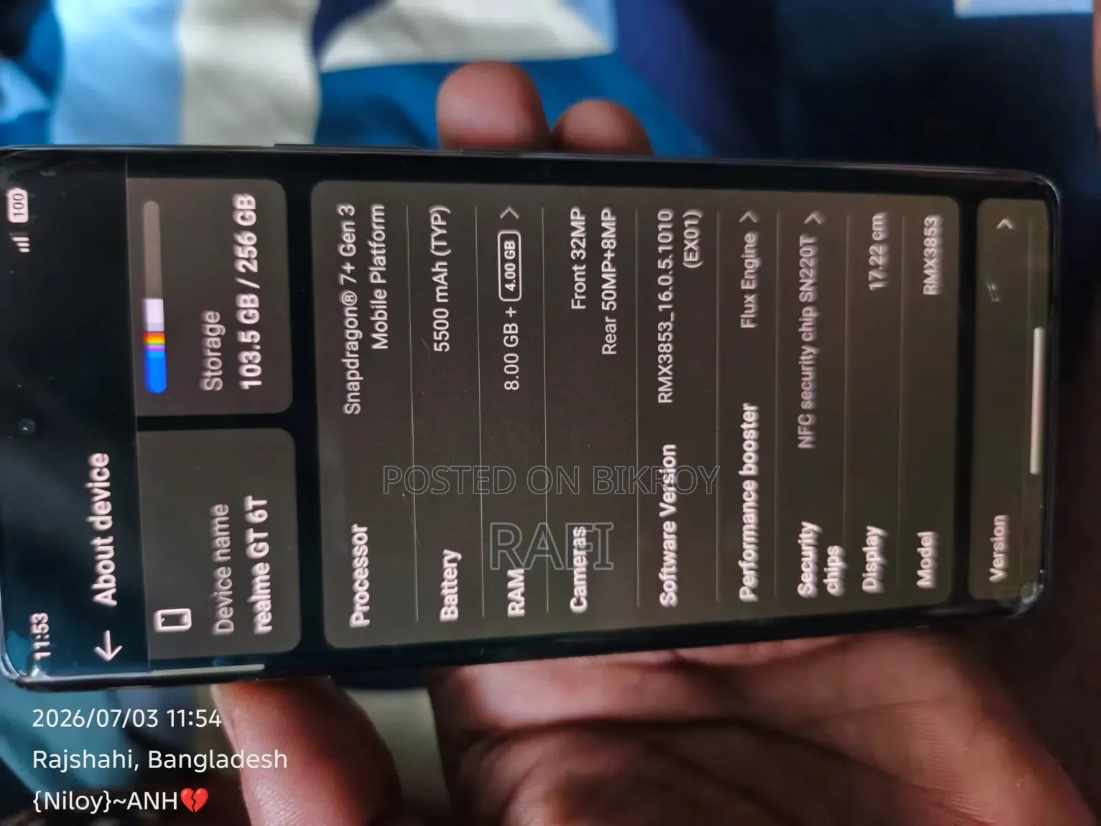 Realme 8 GB Black