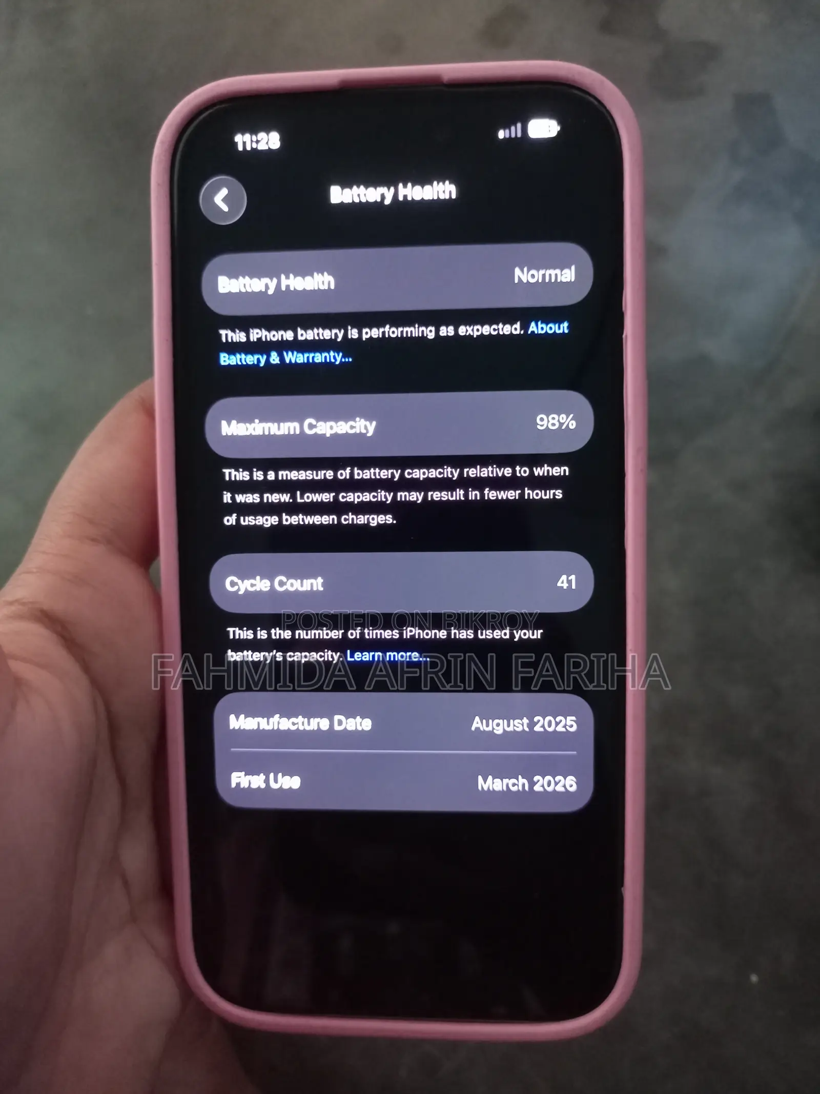 Apple iPhone 15 128 GB Pink