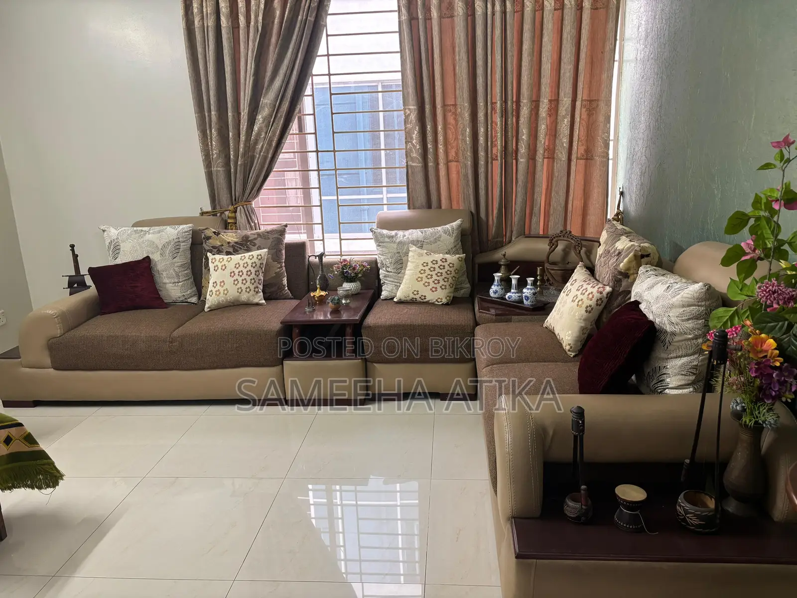 Nadia Furniture L-Shaped Sofa