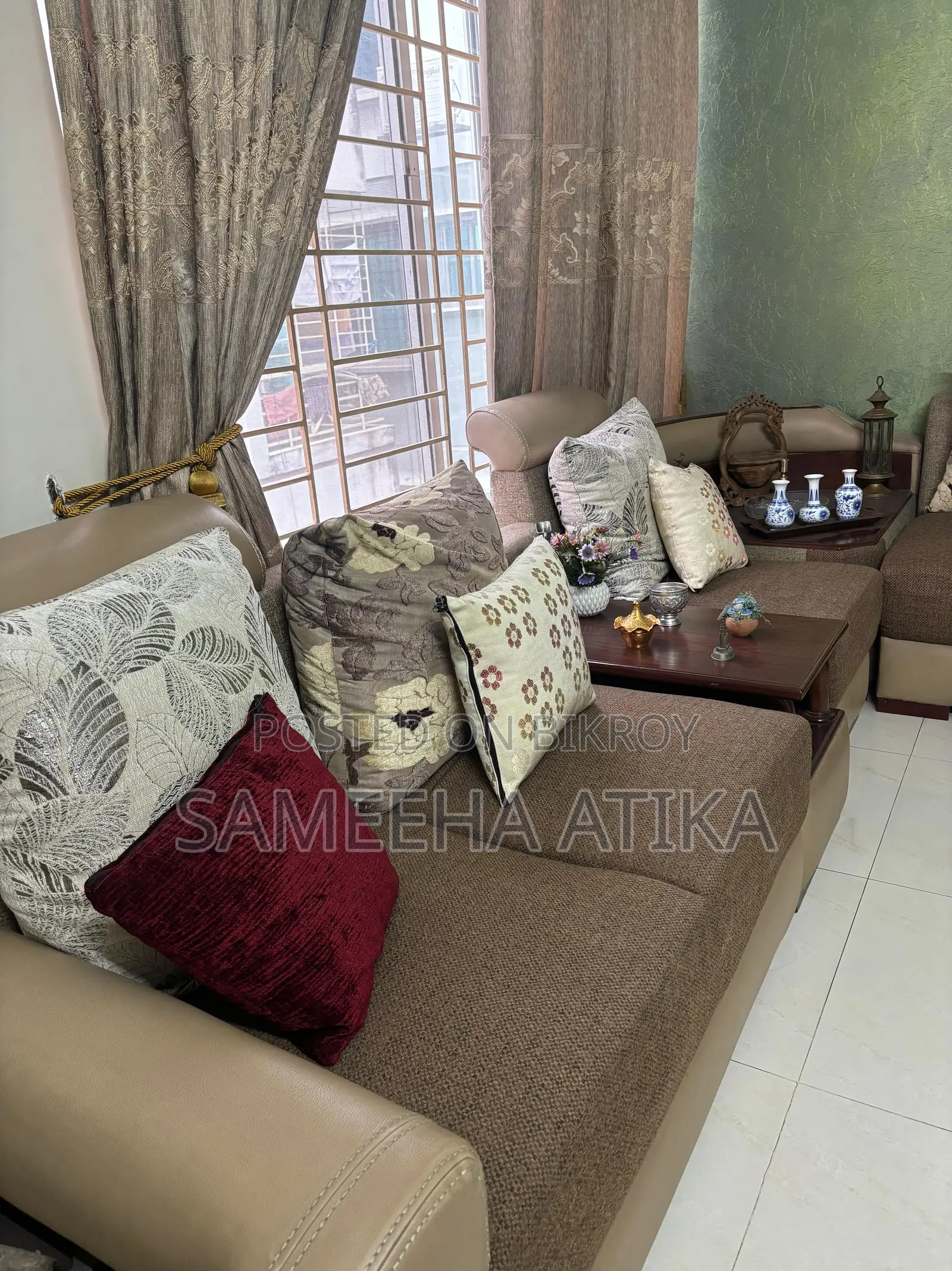 Nadia Furniture L-Shaped Sofa