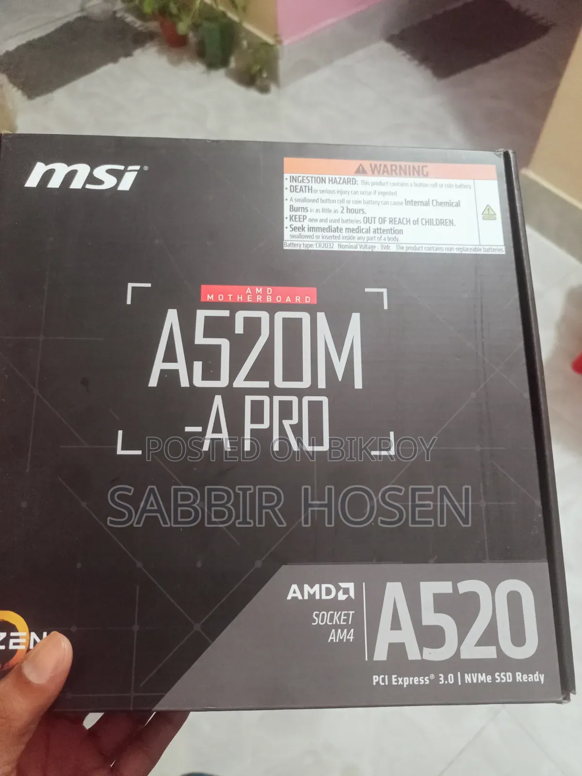 Desktop Computer Samsung 8GB AMD Ryzen 5 SSD 256GB