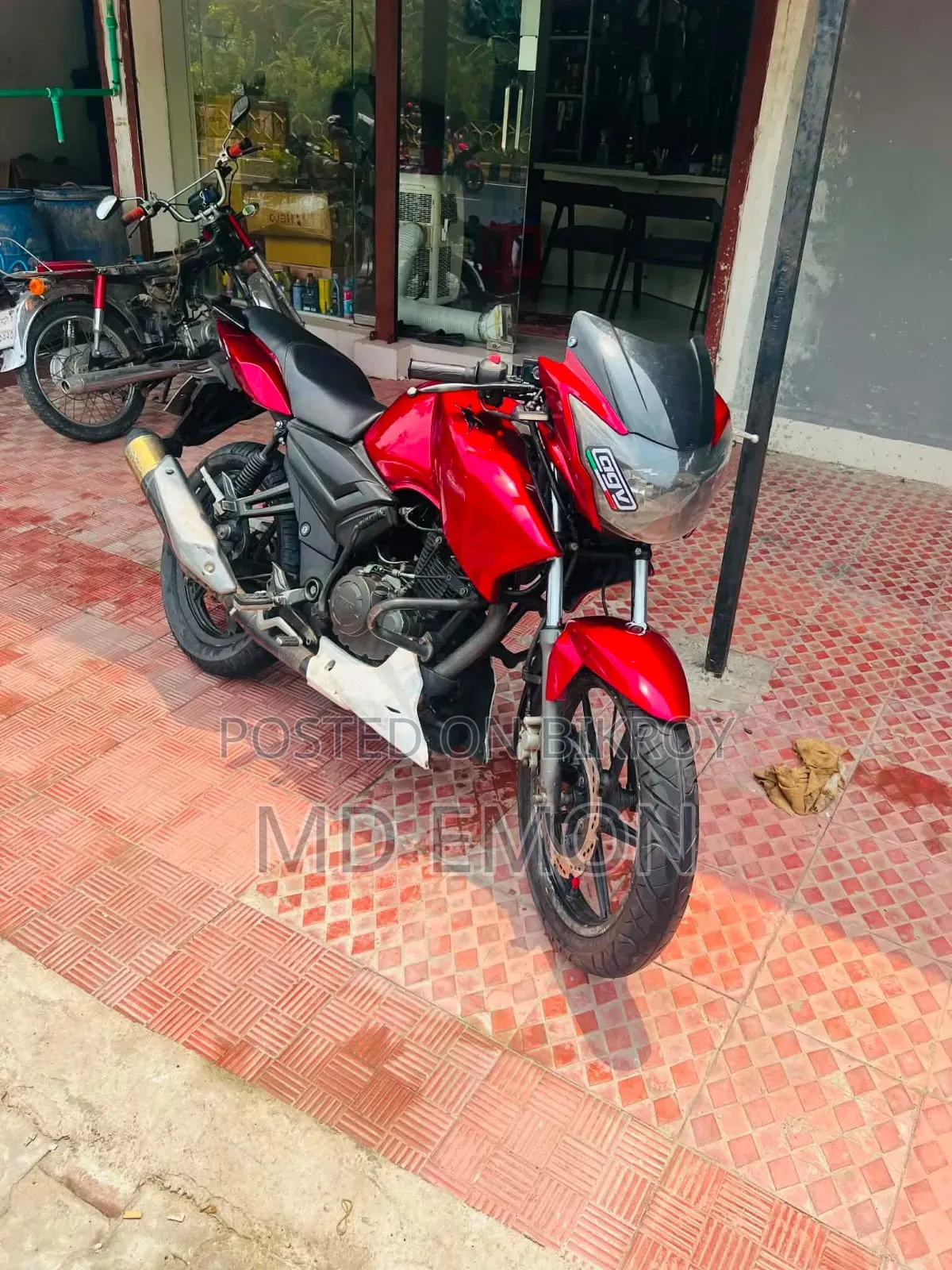 TVS Apache RTR 160 2V 2017 Red