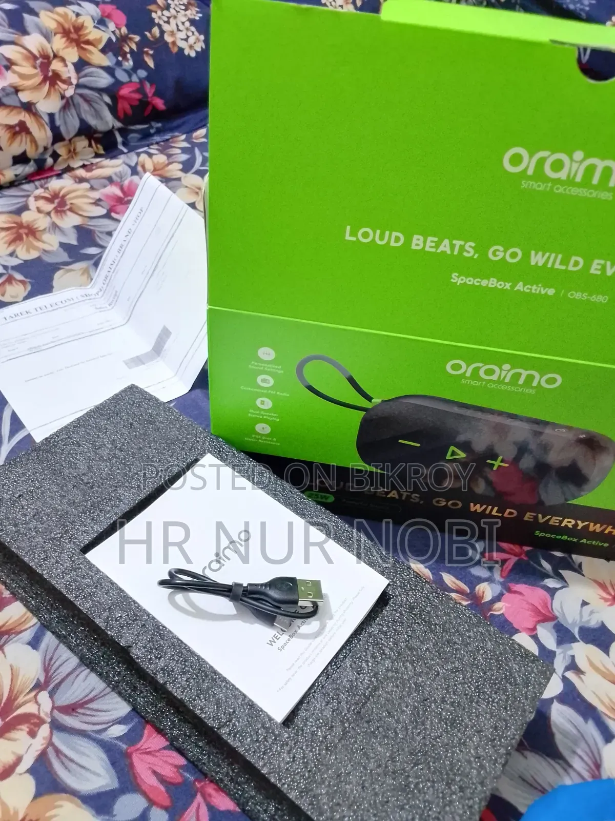 Oraimo Spacebox Active OBS-680 Bluetooth Speaker