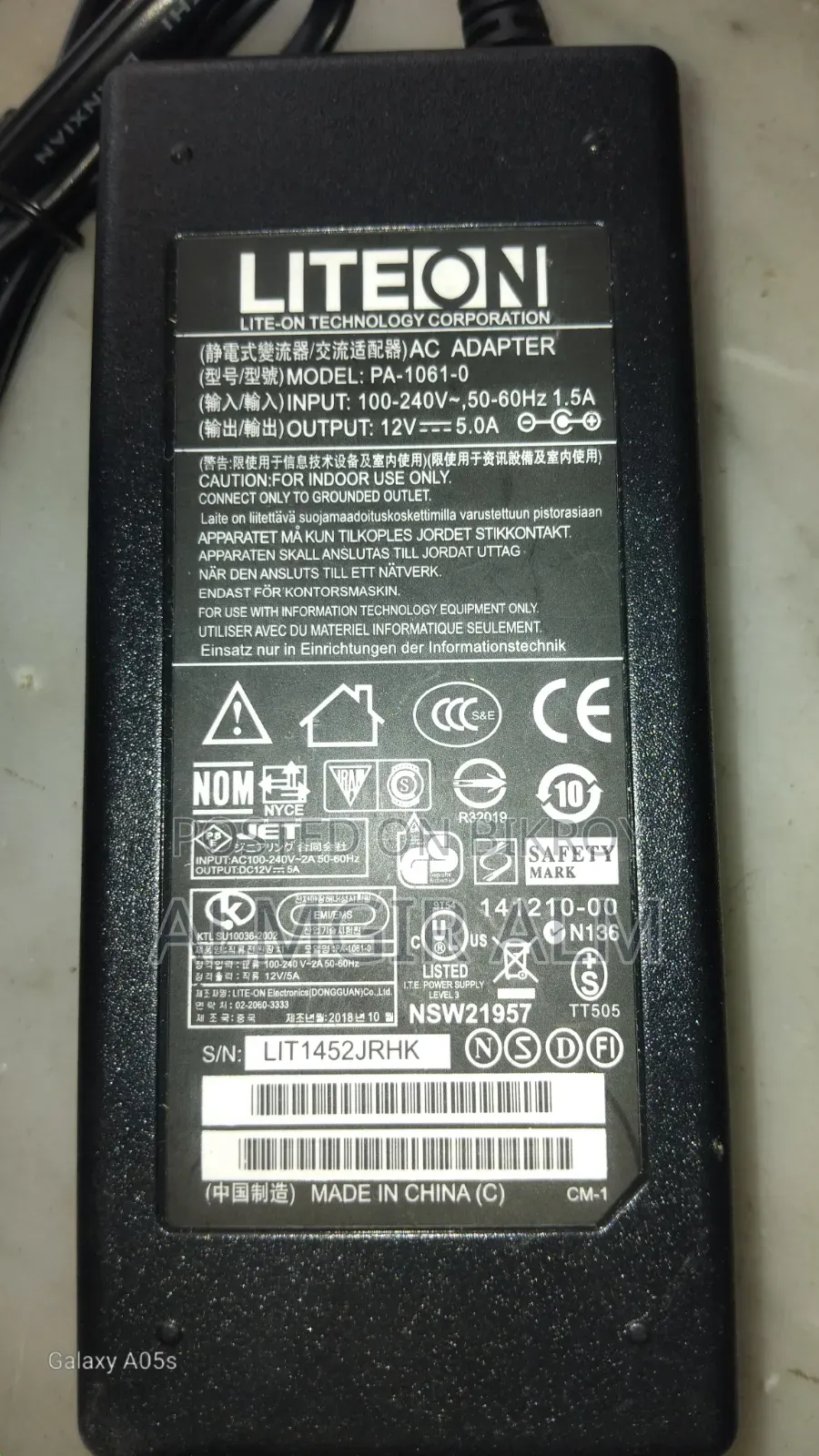 Brand new, used for only 5 days