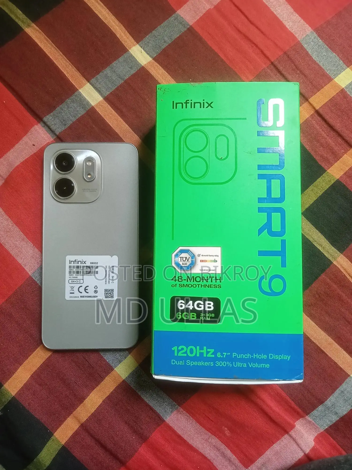 Infinix Smart 9 64 GB Silver