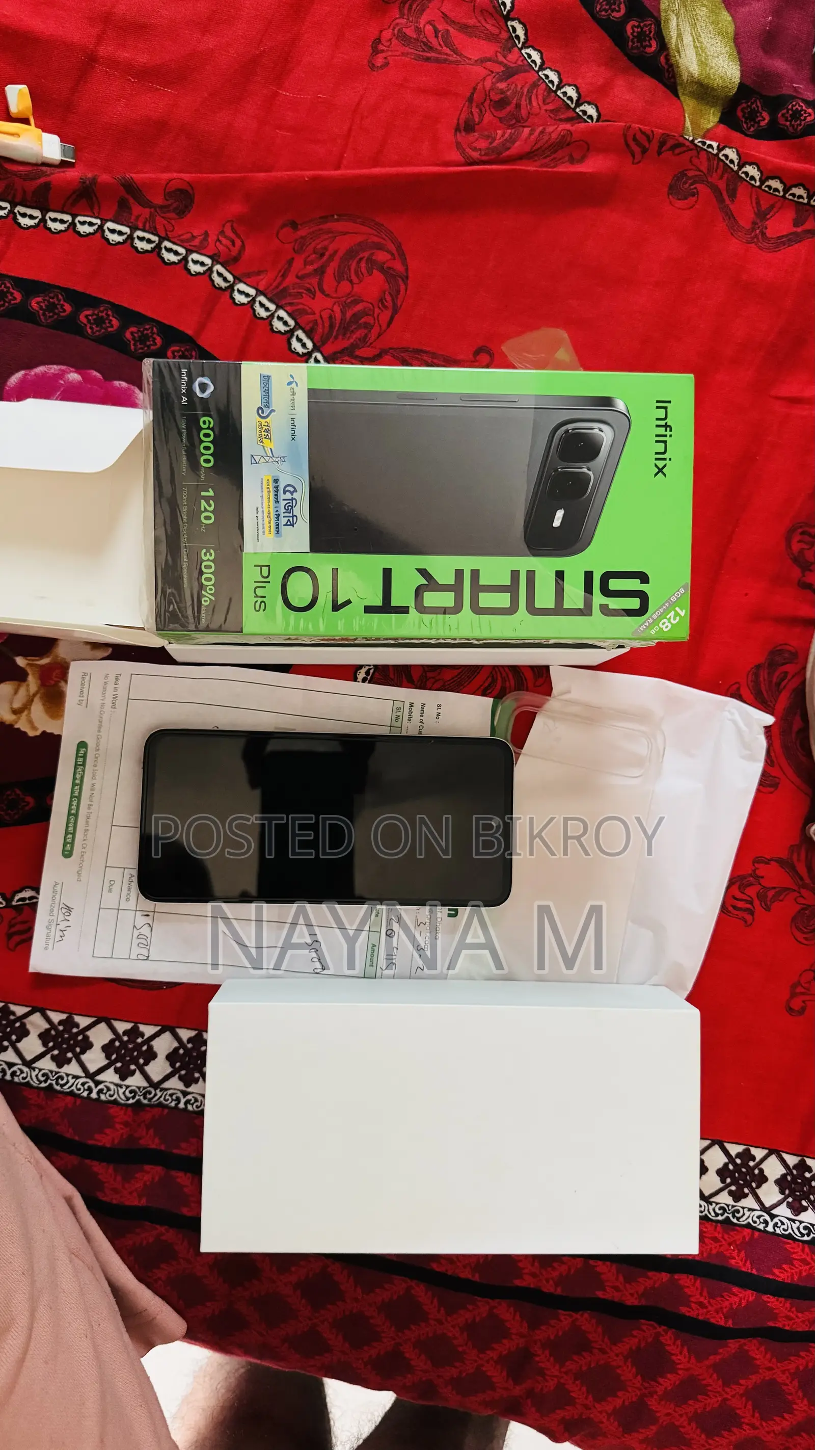 New Infinix Smart 10 Plus 128 GB Silver