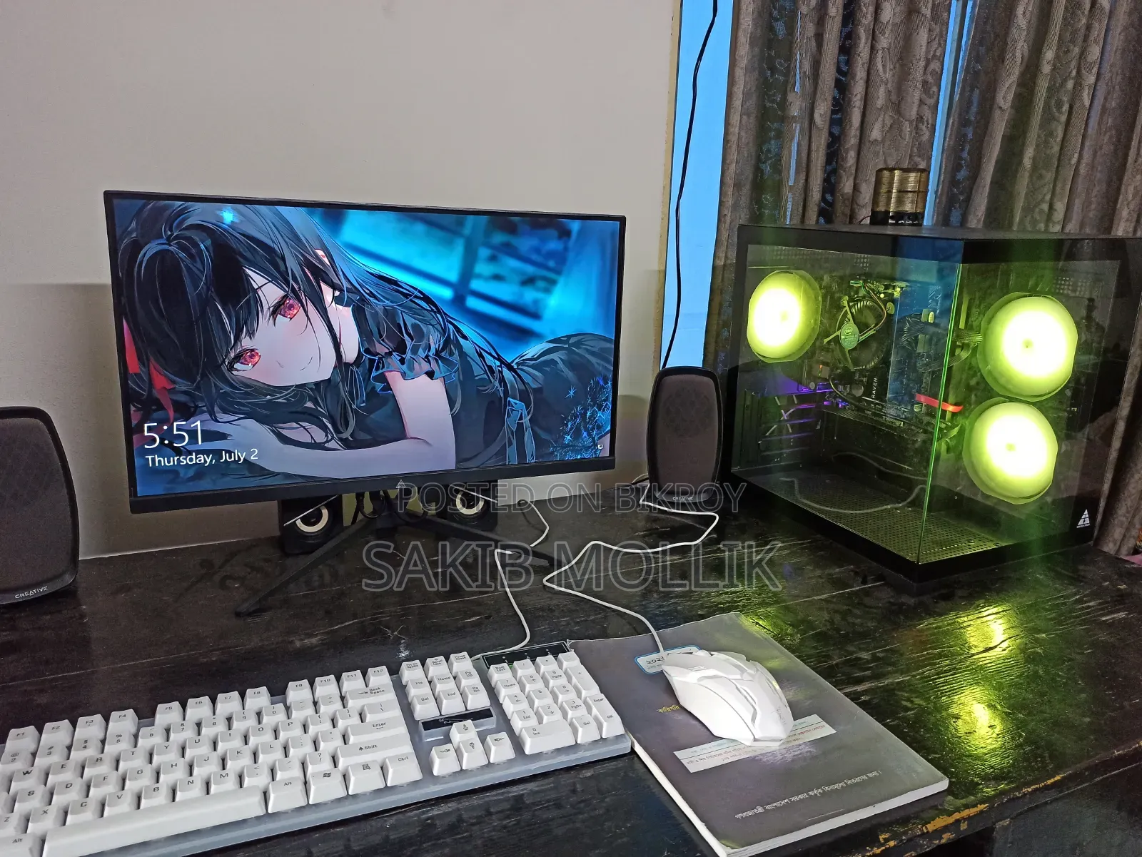Desktop Computer 8GB Intel Core I7 SSD 128GB