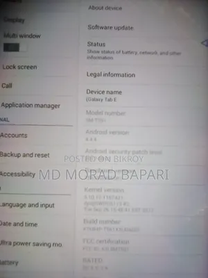 Samsung Galaxy Tab E SM-T561 8 GB Black