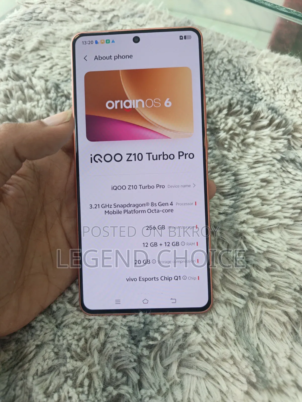 Vivo iQOO Z10 Turbo Pro 256 GB Black